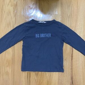 Big Brother Long Sleeve Shirt - size 3/4 toddler